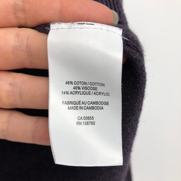 Reitman's R Essentials Purple Haze V Neck Long Sleeve T- Shirt L - Picture 4 of 16